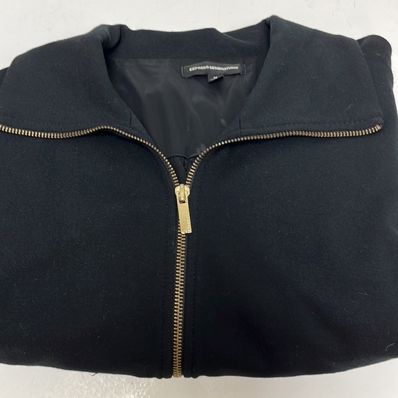 Express lined crop jacket. - Picture 3 of 6